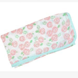 Paty Inc. Rose Print Muslin Blanket